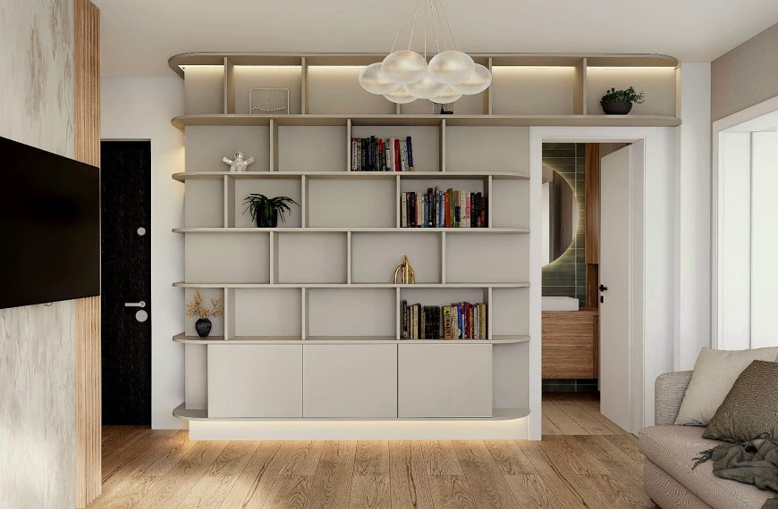 Bibliotecă living PAL Egger A.K. Columna